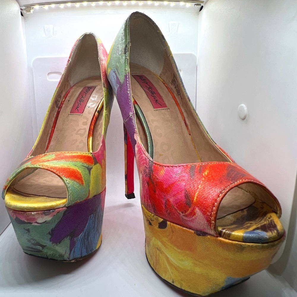 Colorful Betsy Johnson Platform